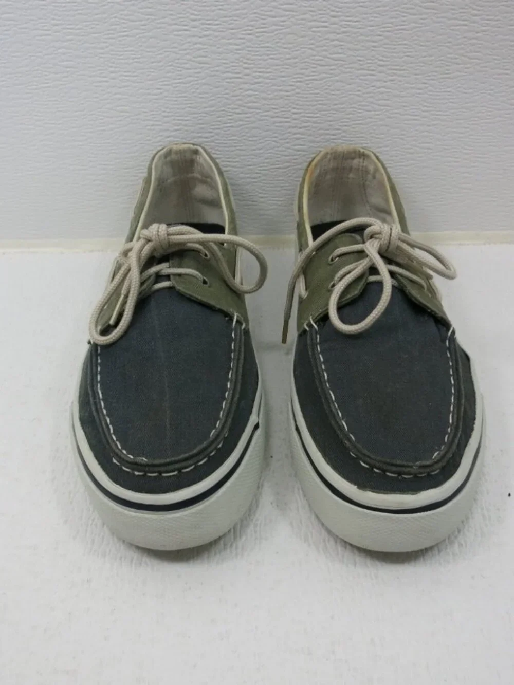Dexter Two Tone Canvas Casual Boat Deck Shoes Men's Comfort Footwear Shoe Sz 8 M